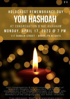 Banner Image for Yom haShoah 2023